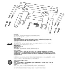 NEO TOOLS 11-311 Zestaw blokad rozrządu do silników benzynowych BMW 