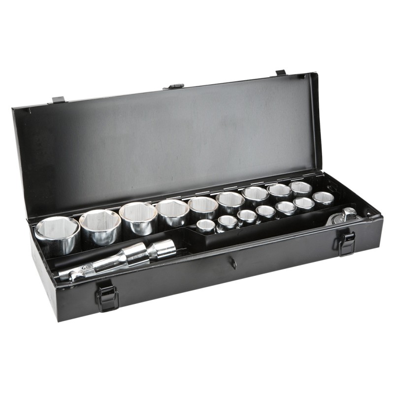 TOPEX 38D296 Klucze nasadowe 3/4", zestaw 20 szt.