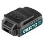 VERTO 50G291 Wiertarko-wkrętarka akumulatorowa 2 x 20V, Li-Ion/1.5Ah, walizka