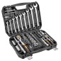NEO TOOLS 10-058 Klucze nasadowe 1/2", 1/4" , zestaw 82 szt. ECO