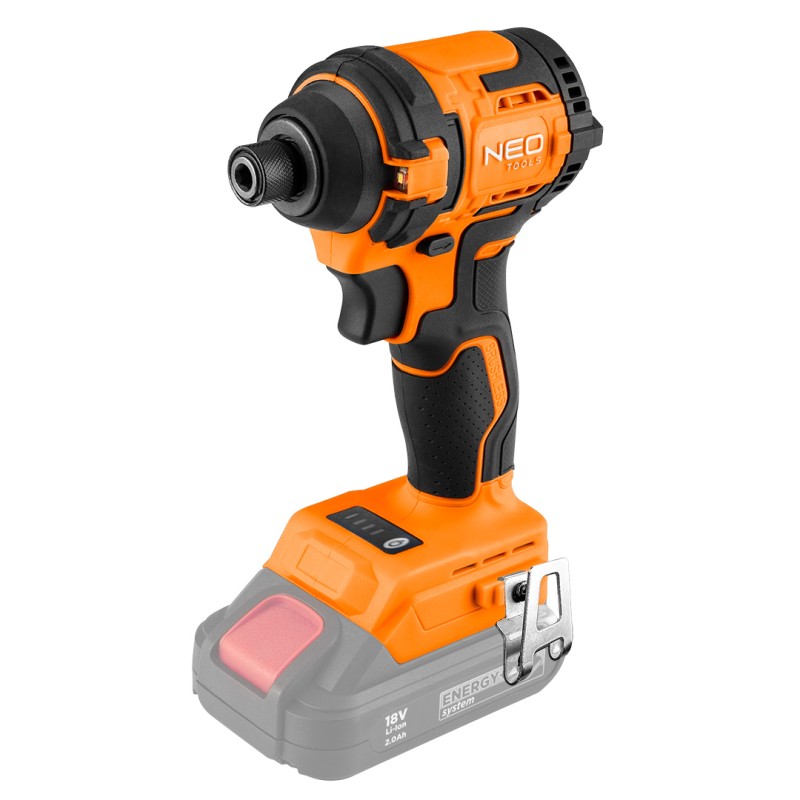NEO TOOLS 04-612 Zakrętarka udarowa bezszczotkowa 18V, 300Nm, hex ¼”, compact, Energy+, bez akumulatora