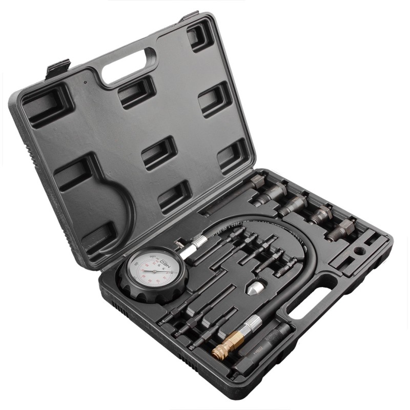 NEO TOOLS 11-262 Miernik ciśnienia sprężania diesel, zestaw 16 szt.