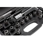 NEO TOOLS 11-885 Frezy do czyszczenia gniazd wtryskiwaczy - zestaw 17 szt.