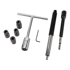 NEO TOOLS 11-885 Frezy do czyszczenia gniazd wtryskiwaczy - zestaw 17 szt. 