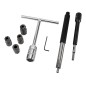 NEO TOOLS 11-885 Frezy do czyszczenia gniazd wtryskiwaczy - zestaw 17 szt.