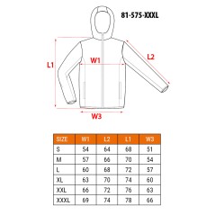 NEO TOOLS 81-575-XXXL Kurtka robocza Outdoor, dobby, rozmiar XXXL 
