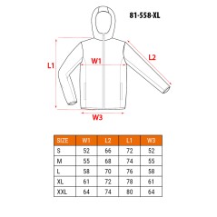 NEO TOOLS 81-558-XL Kurtka softshell HD+, rozmiar XL 
