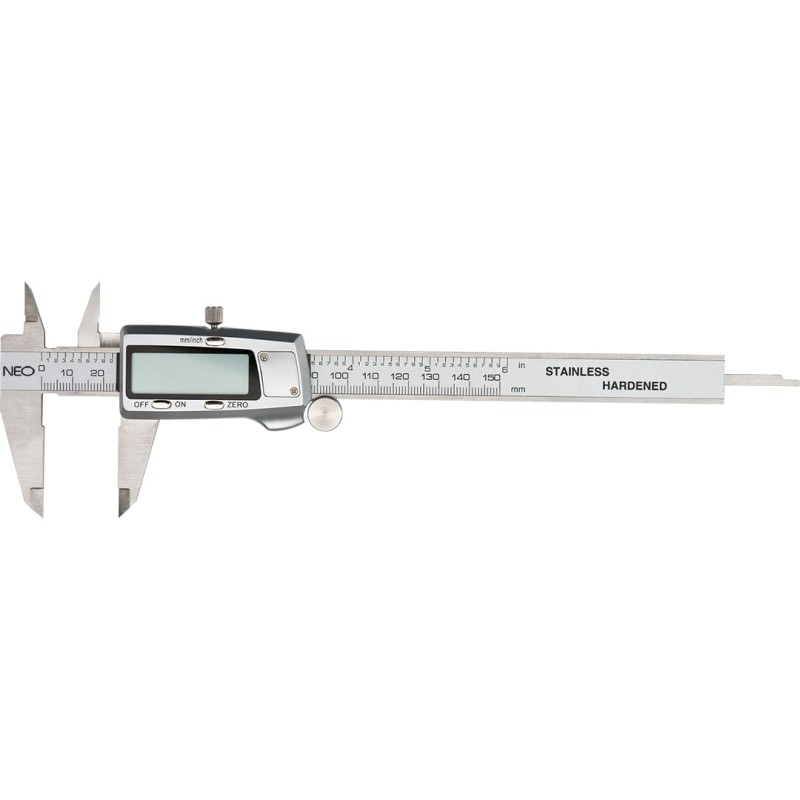 NEO TOOLS 75-011 Suwmiarka cyfrowa 150 mm, stal nierdzewna