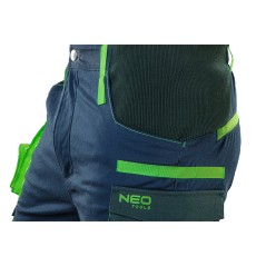 NEO TOOLS 81-226-L Spodnie robocze PREMIUM, 62% bawełna, 35% poliester, 3% elastan, rozmiar L 
