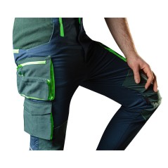 NEO TOOLS 81-226-L Spodnie robocze PREMIUM, 62% bawełna, 35% poliester, 3% elastan, rozmiar L 