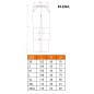 NEO TOOLS 81-226-L Spodnie robocze PREMIUM, 62% bawełna, 35% poliester, 3% elastan, rozmiar L