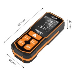 NEO TOOLS 75-204 Dalmierz laserowy, zasięg 60 m, IP54 
