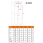 NEO TOOLS 81-236-XS Spodnie robocze DENIM, czarne, rozmiar XS