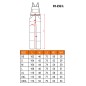 NEO TOOLS 81-252-L Ogrodniczki robocze Camo URBAN, rozmiar L