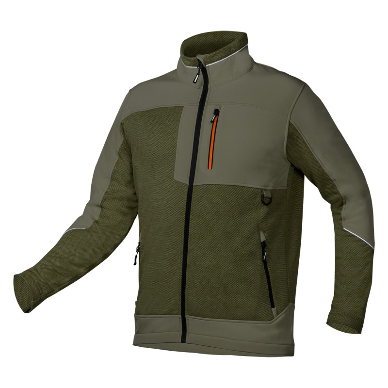 NEO TOOLS 81-517-XL Bluza softshell OUTDOOR, zielona, rozmiar XL