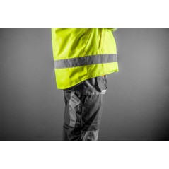 NEO TOOLS 81-520-XXL Bezrękawnik roboczy, dwustronny, jedna strona odblaskowa, żółta, rozmiar XXL/58 