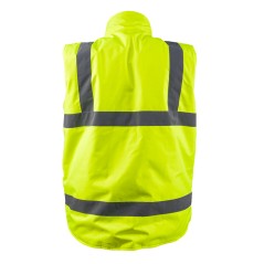NEO TOOLS 81-520-XXL Bezrękawnik roboczy, dwustronny, jedna strona odblaskowa, żółta, rozmiar XXL/58 