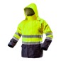 NEO TOOLS 81-720-XL Kurtka robocza ostrzegawcza wodoodporna, żółta, rozmiar XL