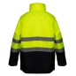 NEO TOOLS 81-720-XL Kurtka robocza ostrzegawcza wodoodporna, żółta, rozmiar XL