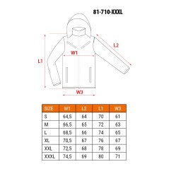 NEO TOOLS 81-710-XXXL Kurtka robocza ostrzegawcza ocieplana, żółta, rozmiar XXXL 