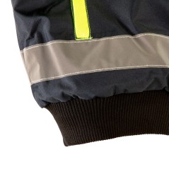 NEO TOOLS 81-710-XL Kurtka robocza ostrzegawcza ocieplana, żółta, rozmiar XL 