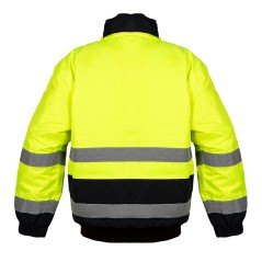 NEO TOOLS 81-710-XL Kurtka robocza ostrzegawcza ocieplana, żółta, rozmiar XL 