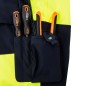 NEO TOOLS 81-750-XL Spodnie robocze ostrzegawcze softshell, żółte, rozmiar XL