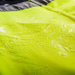 NEO TOOLS 81-750-L Spodnie robocze ostrzegawcze softshell, żółte, rozmiar L 