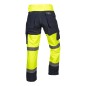 NEO TOOLS 81-750-L Spodnie robocze ostrzegawcze softshell, żółte, rozmiar L