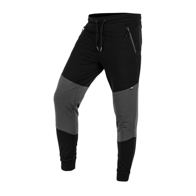 NEO TOOLS 81-282-XXL Spodnie dresowe COMFORT, czarno-szare, rozmiar XXL