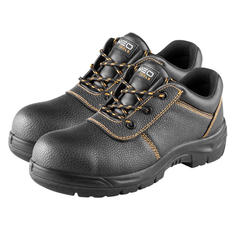NEO TOOLS 82-160-39 Półbuty skórzane S1 SRC, stalowy podnosek, rozmiar 39