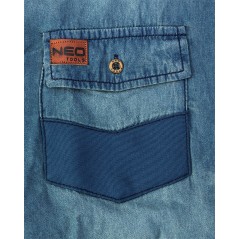NEO TOOLS 81-549-L Koszula robocza DENIM, rozmiar L 