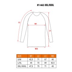 NEO TOOLS 81-662-XXL/XXXL Koszulka termoaktywna COOLMAX, rozmiar XXL/XXXL 
