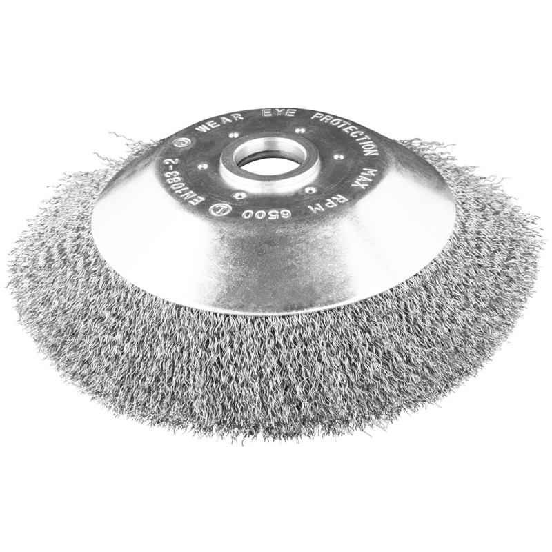 GRAPHITE 55H103 Szczotka druciana do kosy spalinowej 200 x 25,4 mm, miękka, druty falowane