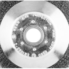 GRAPHITE 55H103 Szczotka druciana do kosy spalinowej 200 x 25,4 mm, miękka, druty falowane 