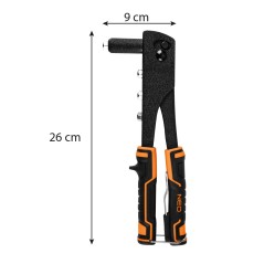 NEO TOOLS 18-101-1 Nitownica do nitów stalowych i aluminiowych 2.4/3.2/4.0/4.8 mm 