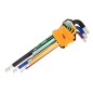 NEO TOOLS 09-512 Klucze sześciokątne 1.5-10 mm, zestaw 9 szt.