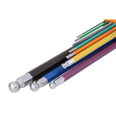NEO TOOLS 09-512 Klucze sześciokątne 1.5-10 mm, zestaw 9 szt. 