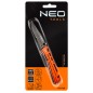 NEO TOOLS 63-026 Nóż składany z blokadą, z ostrzem do pasów