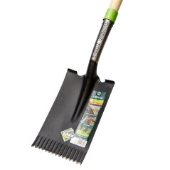 VERTO 15G002 Szpadel prosty, drewniany trzonek, T-Rex 