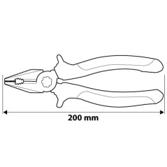 NEO TOOLS 01-012 Szczypce uniwersalne 200 mm 
