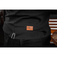 NEO TOOLS 81-659-XXXL Koszulka polo DENIM, czarna, rozmiar XXXL 