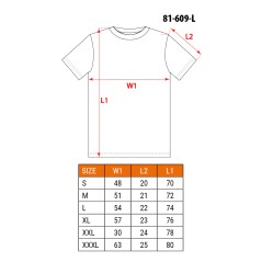 NEO TOOLS 81-609-L T-shirt roboczy Premium PRO, rozmiar L 