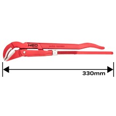 NEO TOOLS 02-426 Klucz do rur typ "45", 1.0", 330 mm 