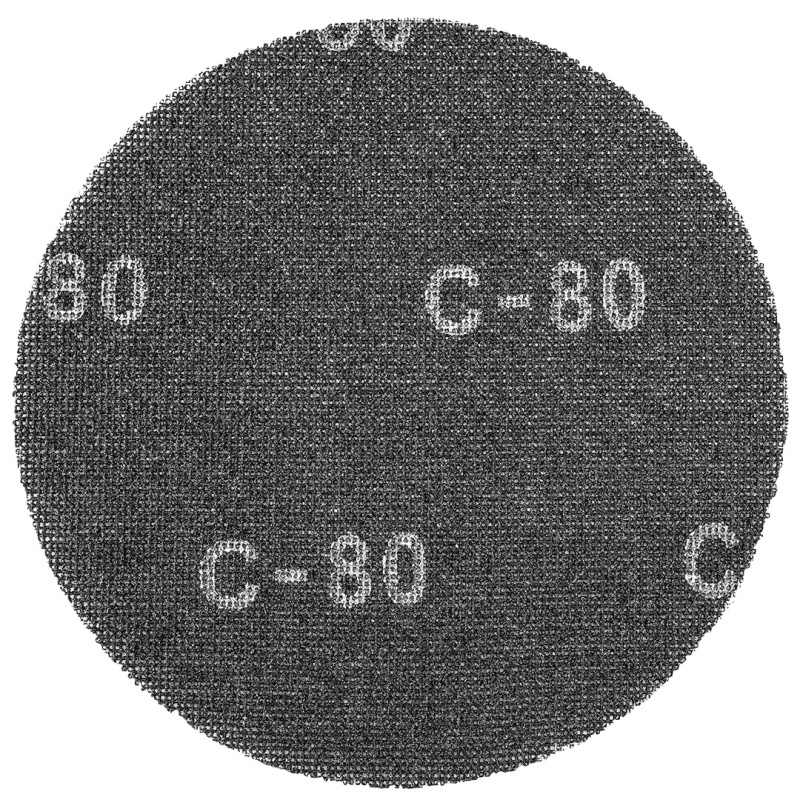 GRAPHITE 55H744 Siatka ścierna na rzep, 225 mm, K80, do szlifierki 59G260,10 szt.