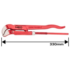 NEO TOOLS 02-420 Klucz do rur typ "S", 1,0", 330 mm 