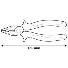 NEO TOOLS 01-010 Szczypce uniwersalne 160 mm 