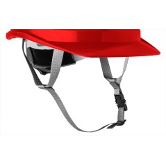 NEO TOOLS 97-224 Hełm przemysłowy z paskiem podbródkowym, czerwony 