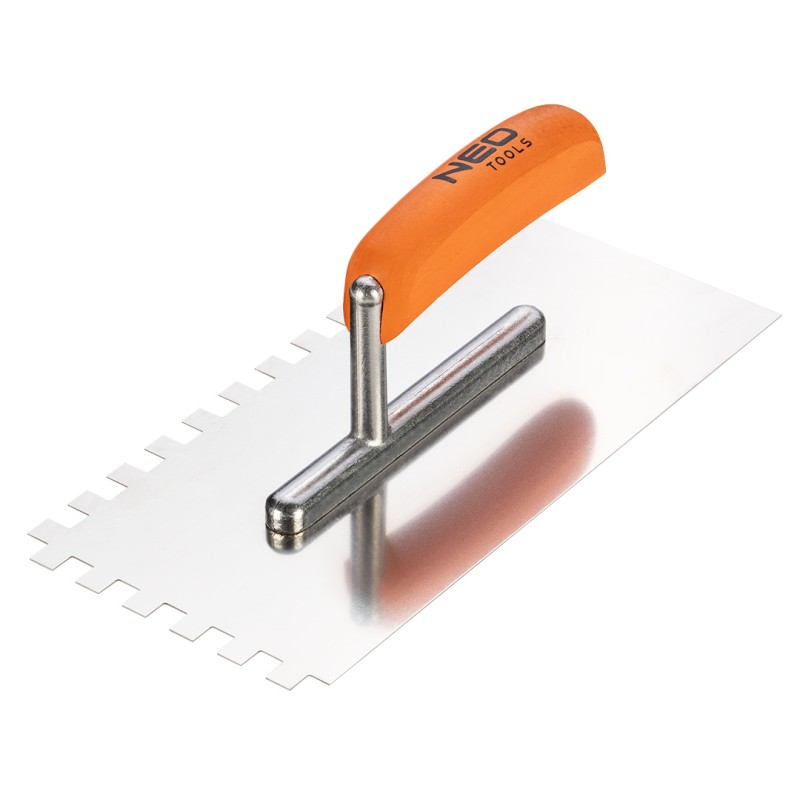 NEO TOOLS 50-164 Paca z zębami, 270 x 128 mm, ząb 10 x 10 x 10 mm, uchwyt drewniany