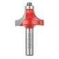 GRAPHITE 56H225 Frez kształtowy z łożyskiem, zaokrąglający, HM, 34.9 x 15.4 mm, trzpień 8 mm